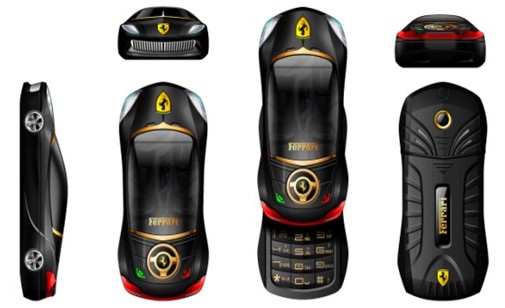 mini Ferrari slide cellphone F6 is luxury Ferrari phone with mini design