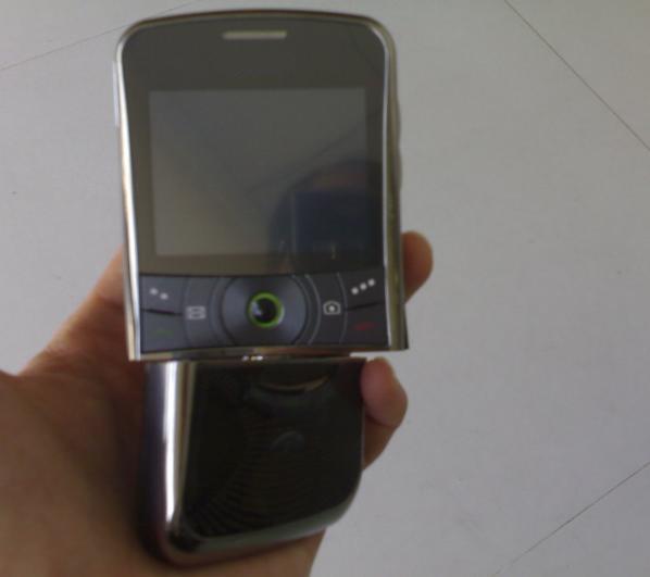 dual sim dual standby Trackpad navigation qwerty TV revolve mobile phone is a nice design