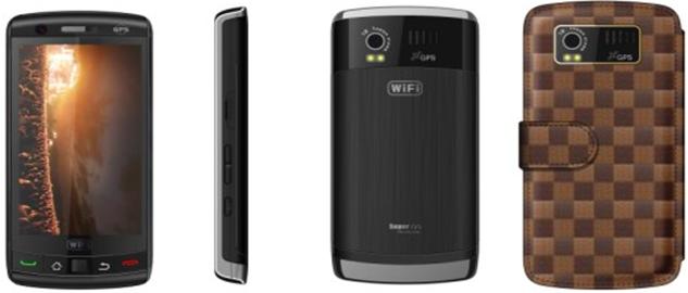 dual sim TV WiFi GPS mobile phone with leather case qwerty keypad is welcome all over the world.