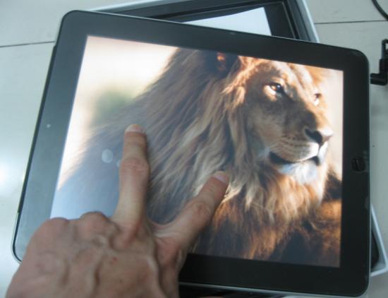 9.7 Inch Capacitive Screen Android 2.2 Tablet PC With Freescale A8 is 1:1 copy ipad