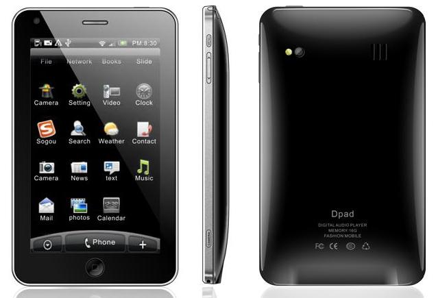 dual sim 5 inch WiFi TV GPS PDA mobile phone T8500 is a big screen phone and welcome to many young people
