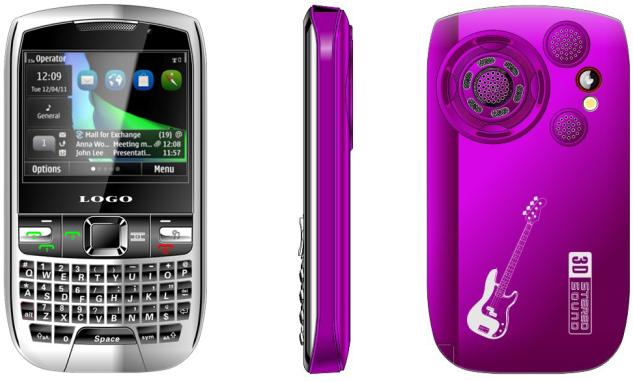 3sim big speaker WiFi TV qwerty mobile x95 is 3 GSM mobile phone with WIFI TV functions hot sell in South America