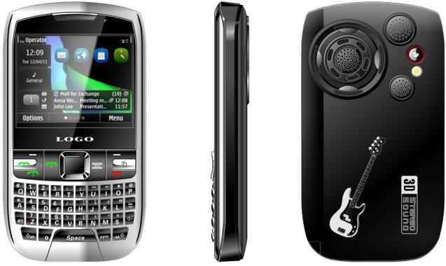 3sim big speaker WiFi TV qwerty mobile x95 is 3 GSM mobile phone with WIFI TV functions hot sell in South America