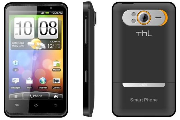 GPS WiFi TV Android mobile phone HD9 is a quality phone from Changjiang manufacturer