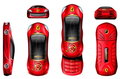 mini Ferrari slide cellphone F6 is luxury Ferrari phone with mini design