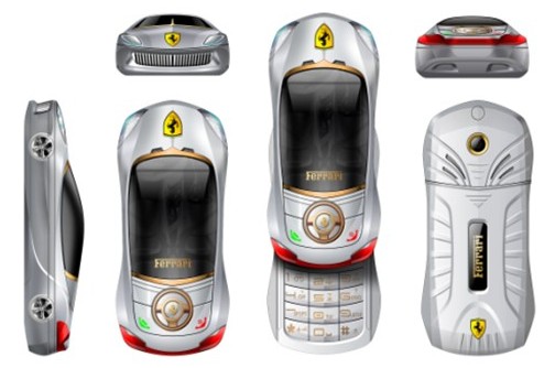 mini Ferrari slide cellphone F6 is luxury Ferrari phone with mini design